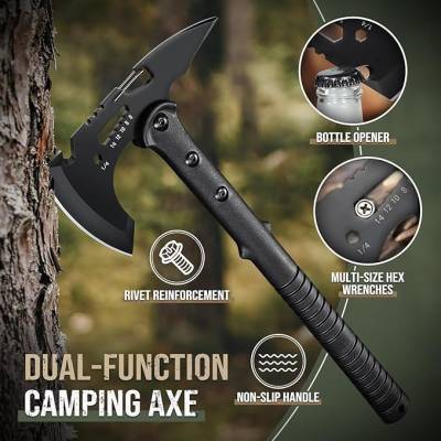 Axe with Clip and Sheath